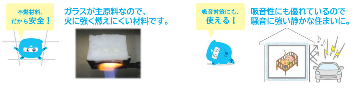 グラスウール断熱材
