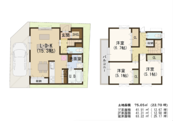 区画図・間取り図 s8622_2