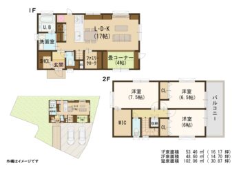 区画図・間取り図 s19131_1