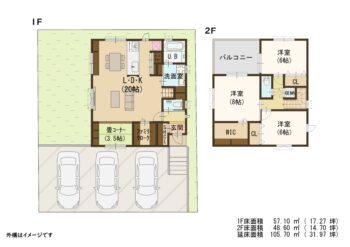 区画図・間取り図 s19361_1
