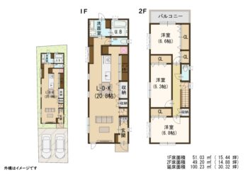 区画図・間取り図 s19987_1