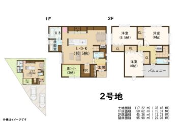 区画図・間取り図 s21556_2