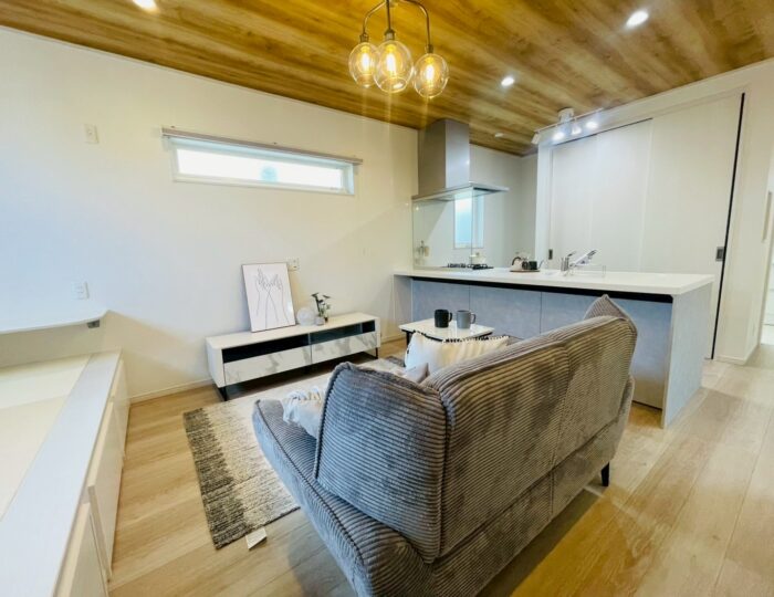 🏡桜が丘1号地モデルハウス　家具入りました♪